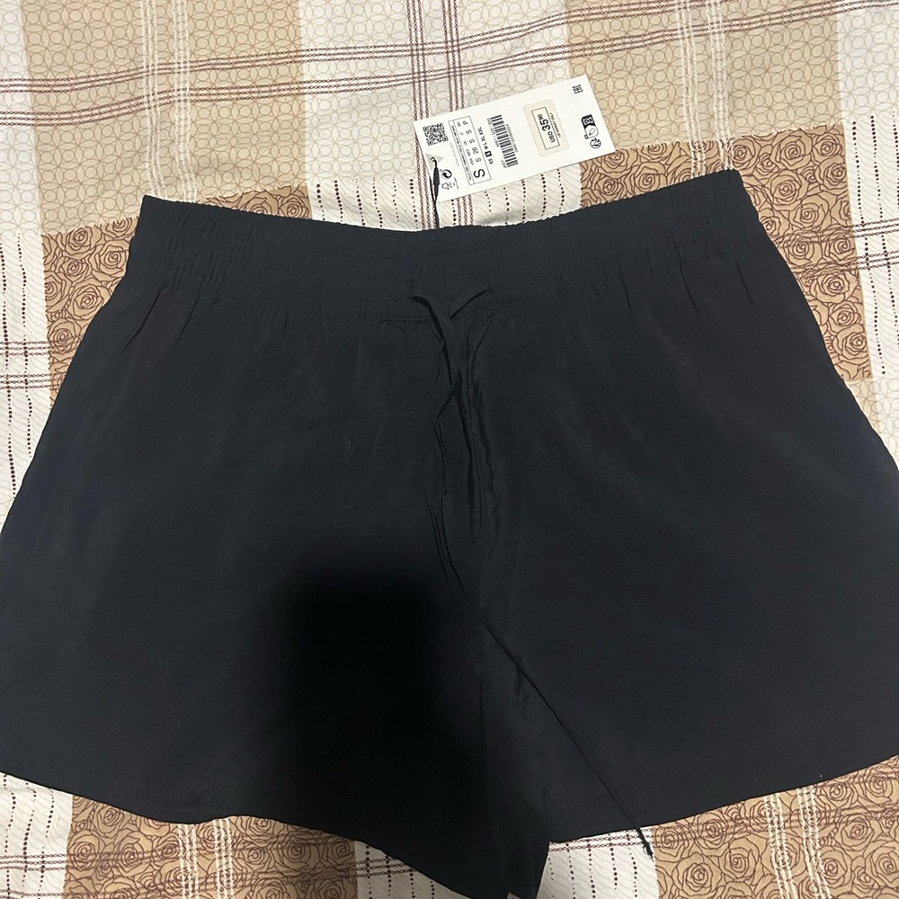 Zara Black Shorts NWT